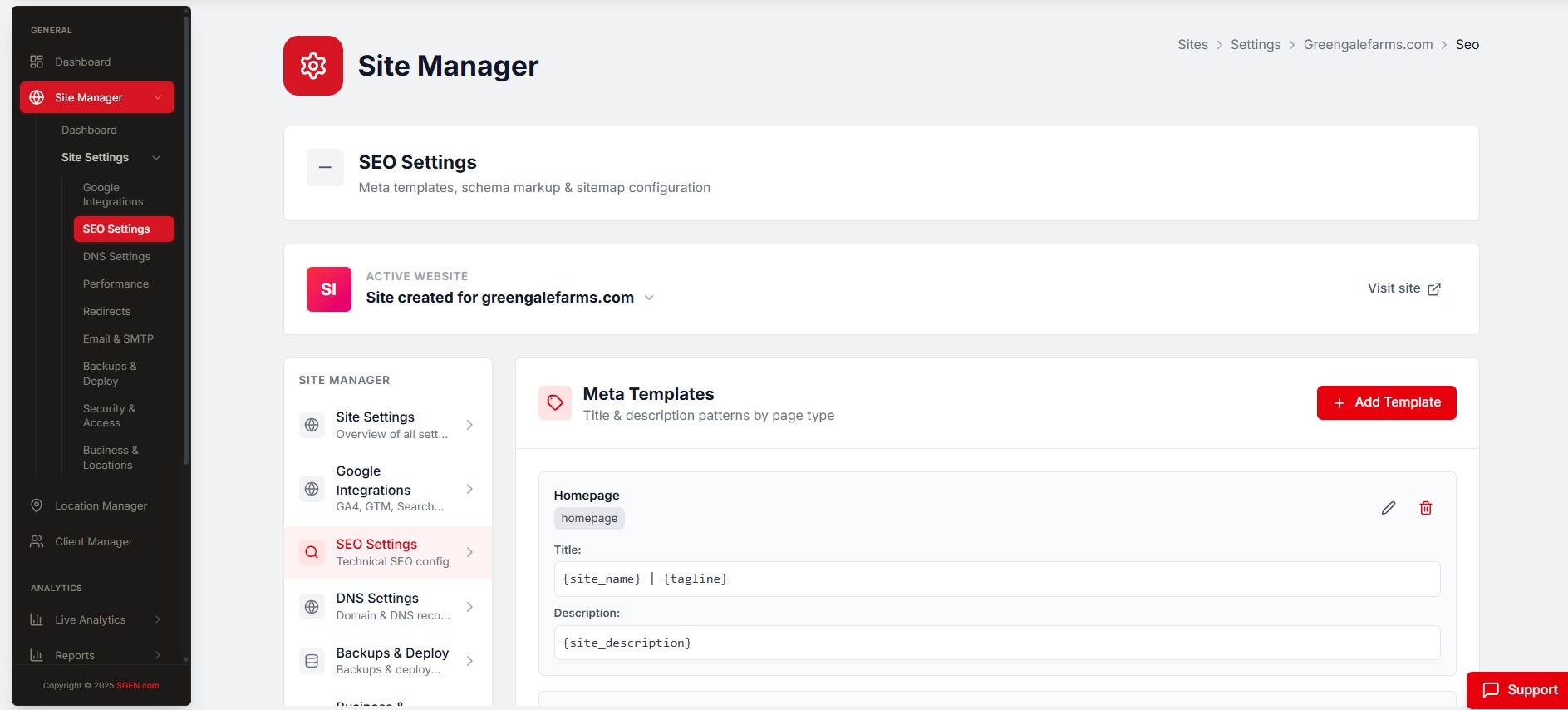 Sitemanager 1c Ss